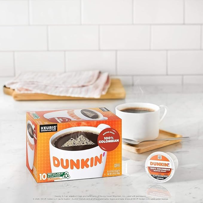 Dunkin coffee pods ready for Keurig brewers in minutes