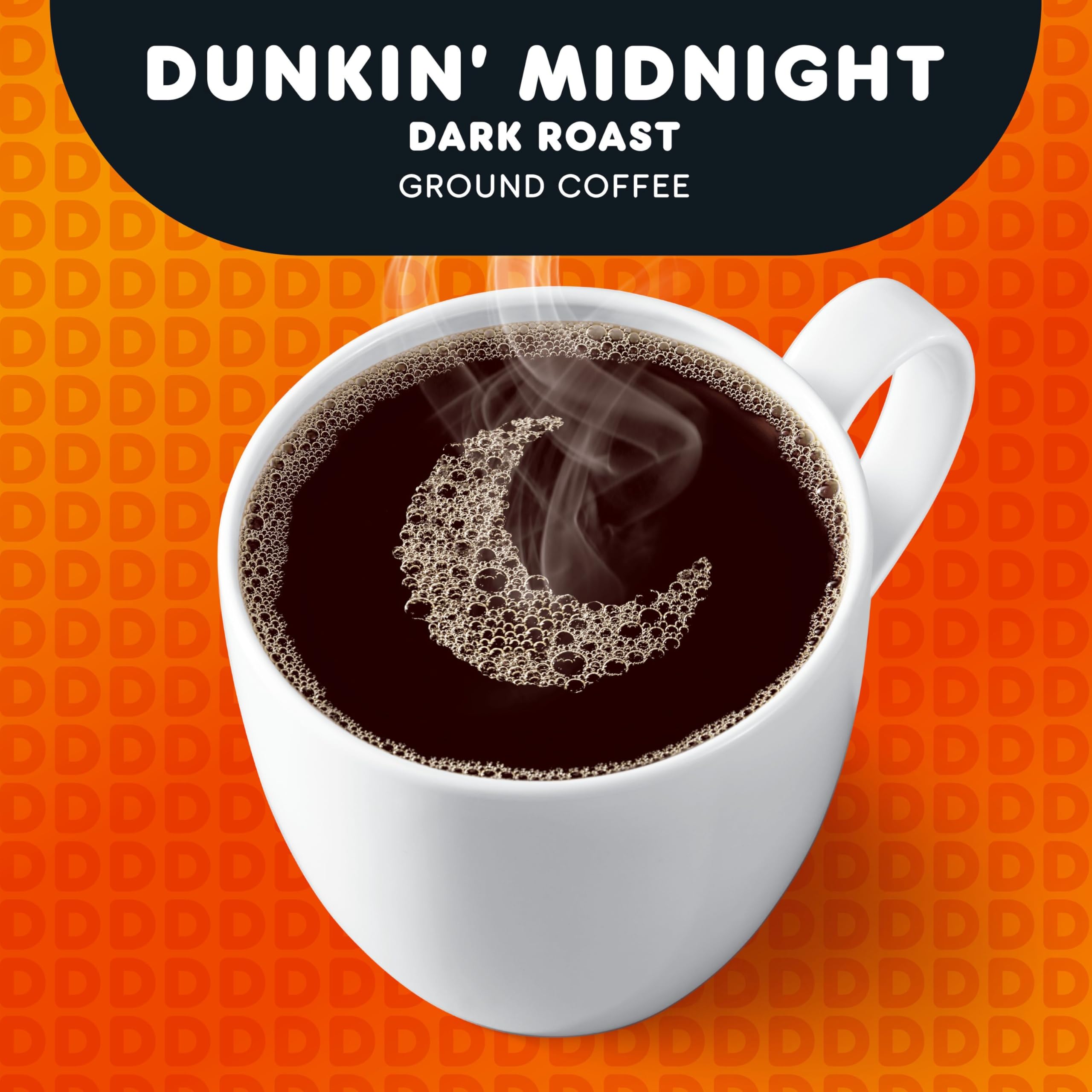 Foil bag packaging of Dunkin' Midnight, preserves freshness and aroma.