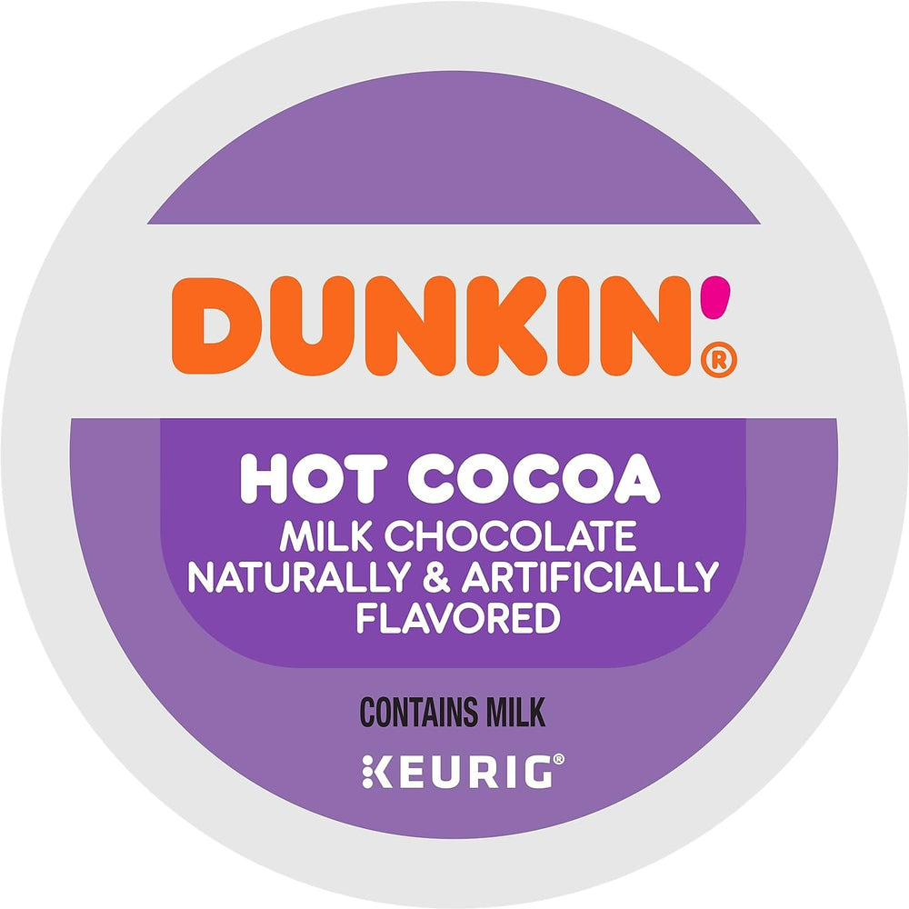 Dunkin Milk Chocolate Hot Cocoa Pods office-mug ready during a busy workday.