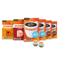 Dunkin' Mixed Flavor French Vanilla pod for quick, creamy Keurig mornings.