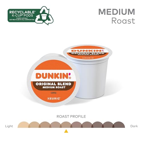 Dunkin Original Blend breakroom K-Cups, ideal for sharing fresh coffee
