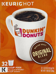 Dunkin Original Blend brew steam displaying rich aroma for a quick pick-me-up.