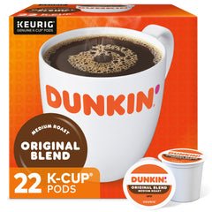 Dunkin Original Blend K-Cup pod ready for quick single-serve mornings