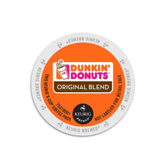 Dunkin' Donuts Original Blend K-Cups deliver a smooth medium roast for home brewing