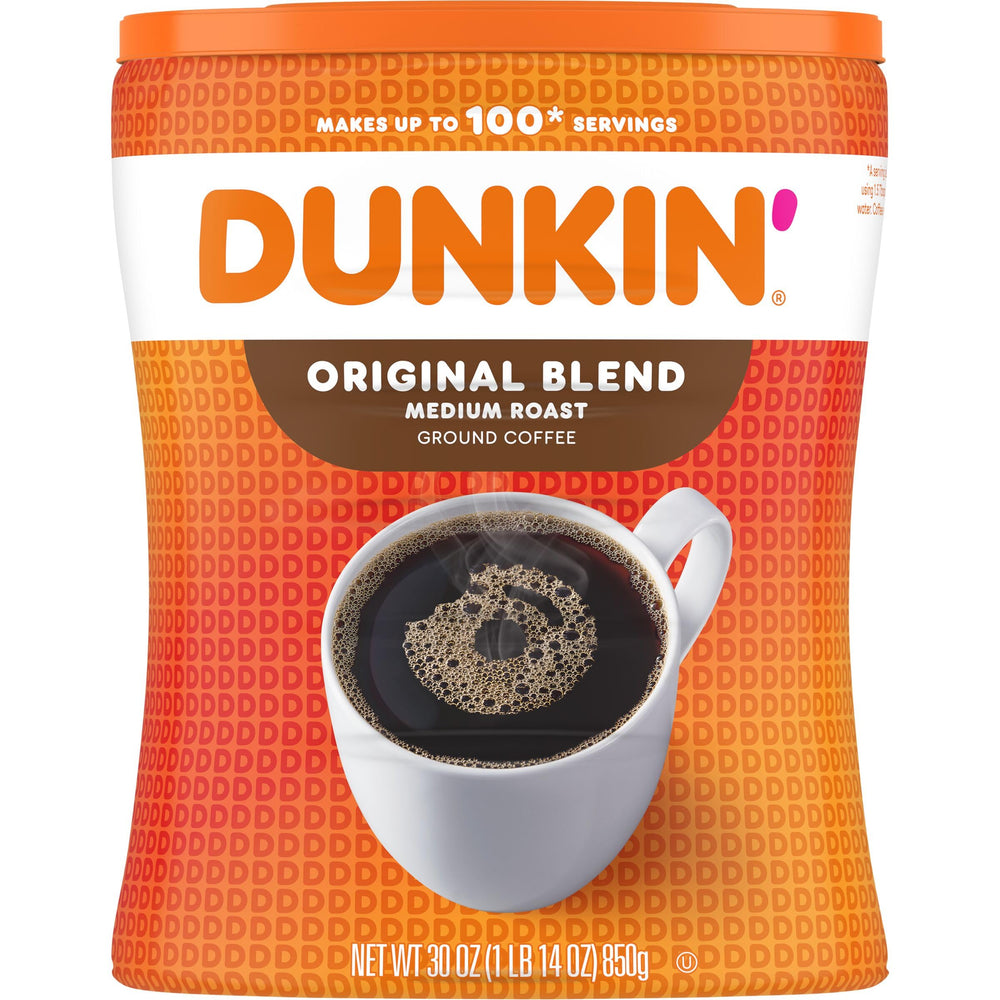 Morning ritual with Dunkin' Original Blend coffee in a cozy mug.