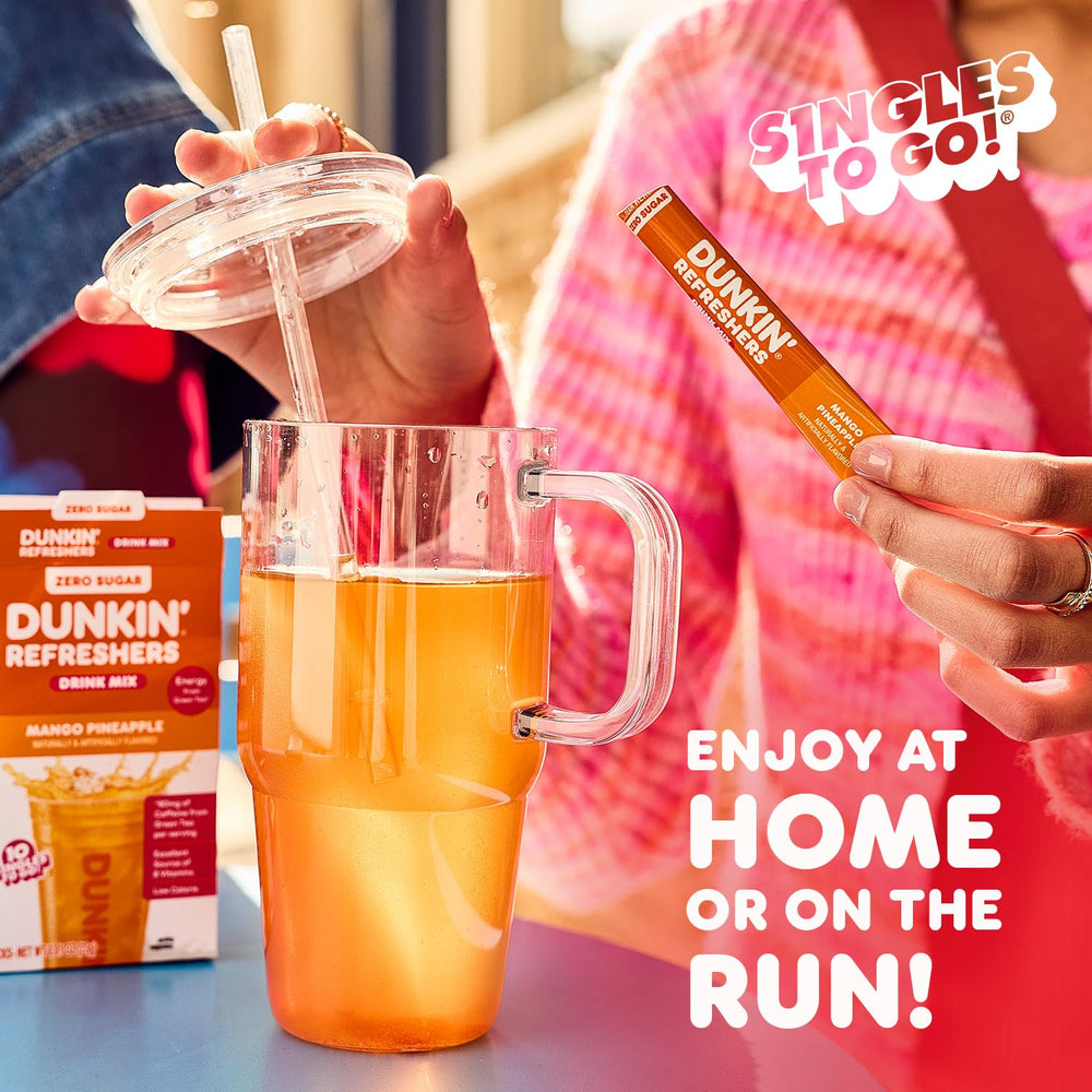 Dunkin Refreshers four-flavor lineup ready to mix with water