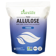 DureLife Allulose 5lb packaging shown for convenient storage and everyday use.
