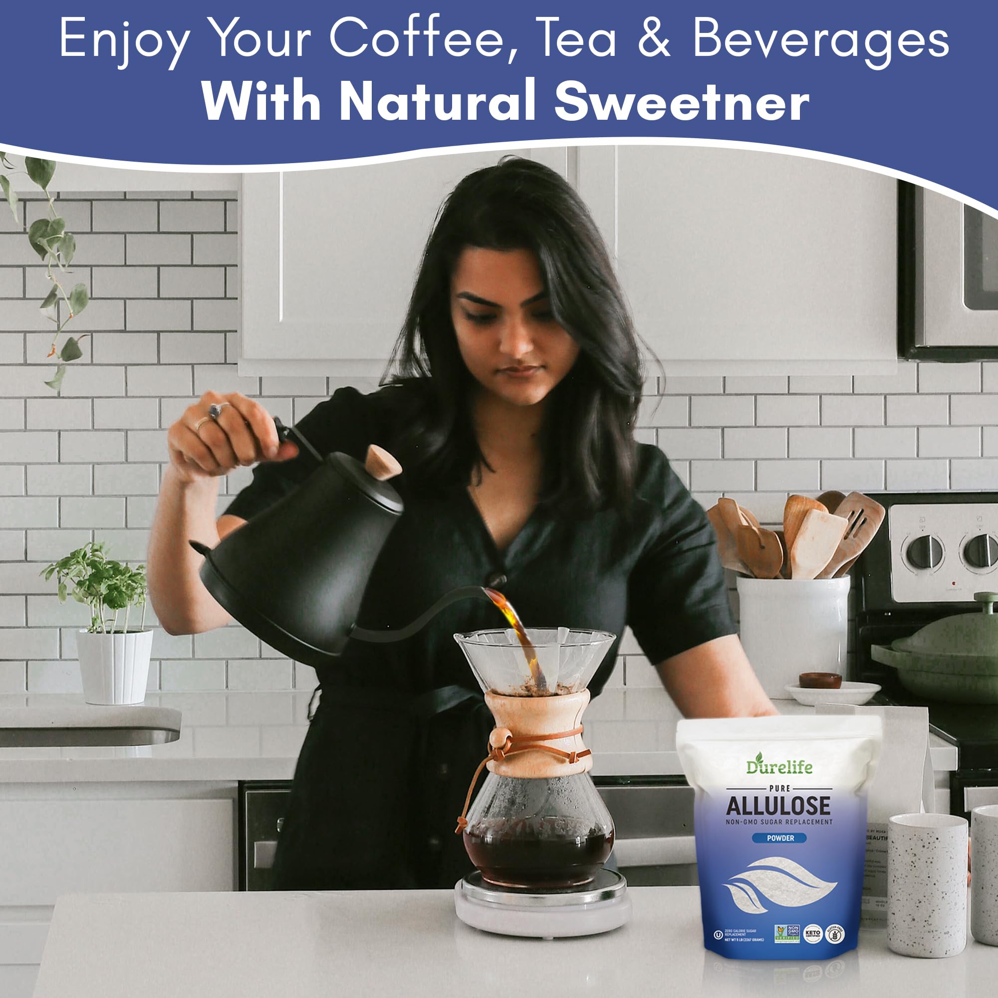 DureLife Allulose OU symbol – kosher-certified sweetness for appropriate diets.