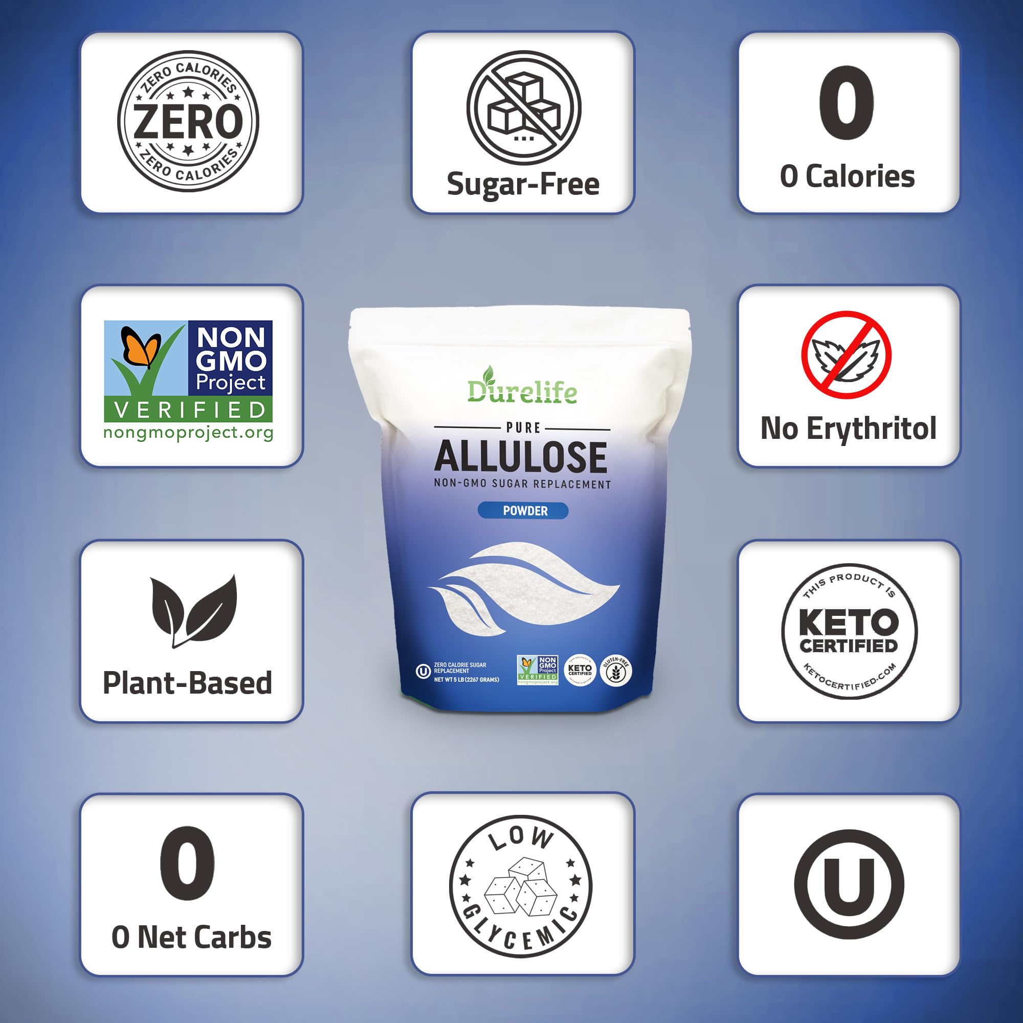 DureLife Allulose provides a sugar-like taste and texture in desserts