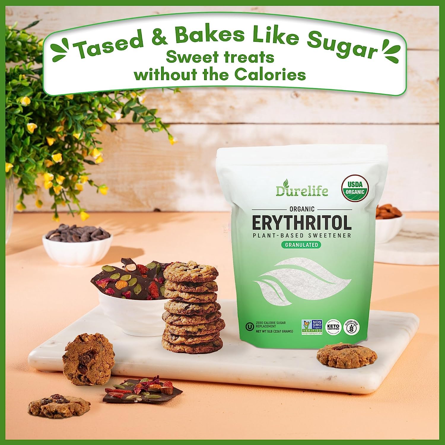 DureLife erythritol tooth friendly sweetener for daily use