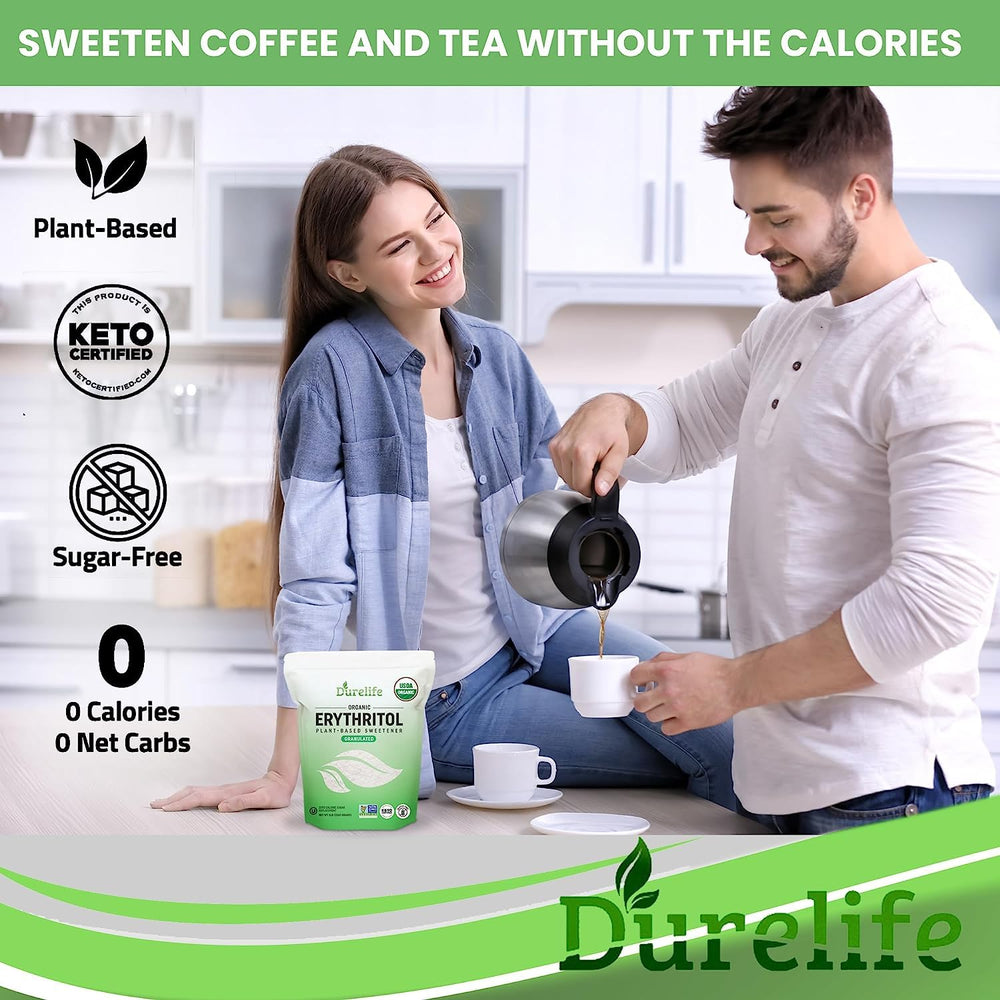 DureLife erythritol gluten free sugar substitute in kitchen