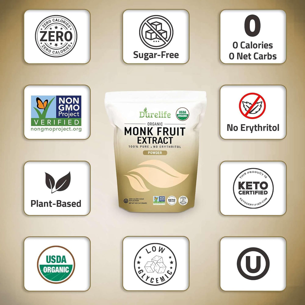 DureLife non-GMO project verified logo illustrates commitment to GM-free ingredients.