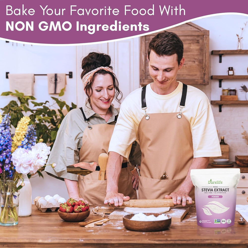 Non-GMO Project Verified badge on DureLife label