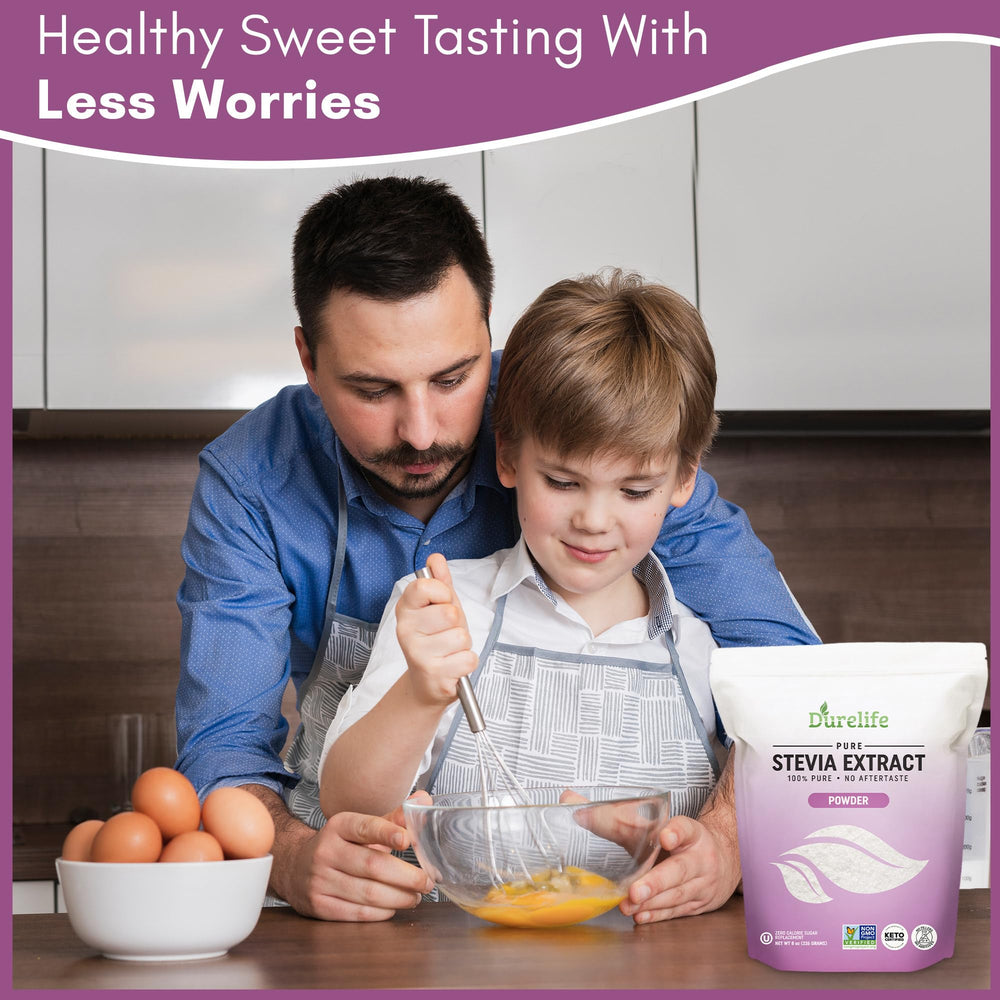 DureLife stevia enhances coffee with a natural, sugar-free boost.