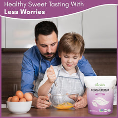 Fine DureLife stevia powder texture suitable for baking and beverages