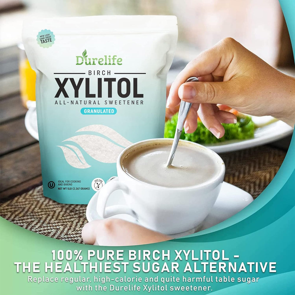 DureLife Xylitol in a glass, balanced sweetness for a drink
