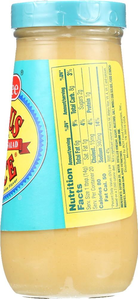 Durkee Famous Sauce label closeup highlighting classic recipe.