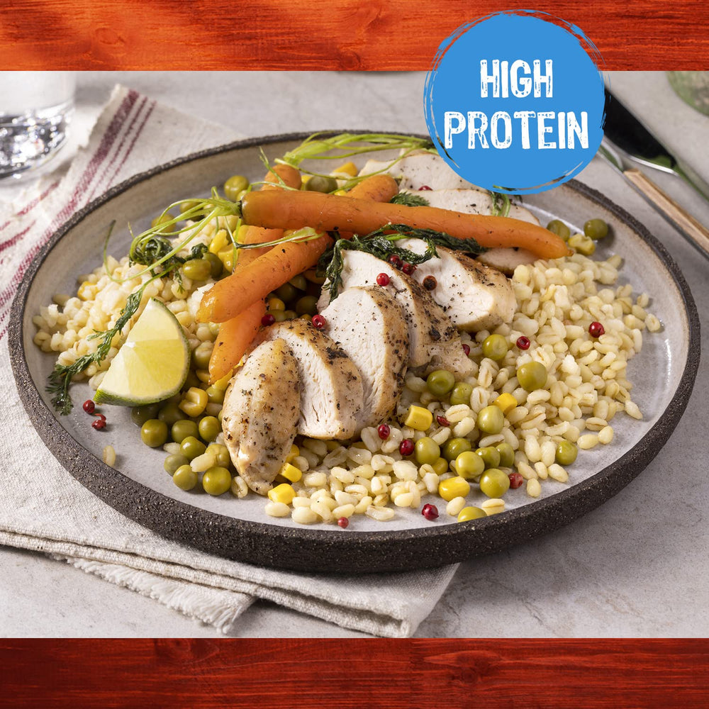 Duru Bulgur tabouli serving with herbs demonstrates fresh, vegan-friendly grain