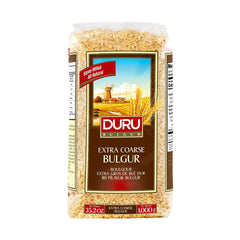 Duru Extra Coarse Bulgur packaging 35oz shows premium size and quality