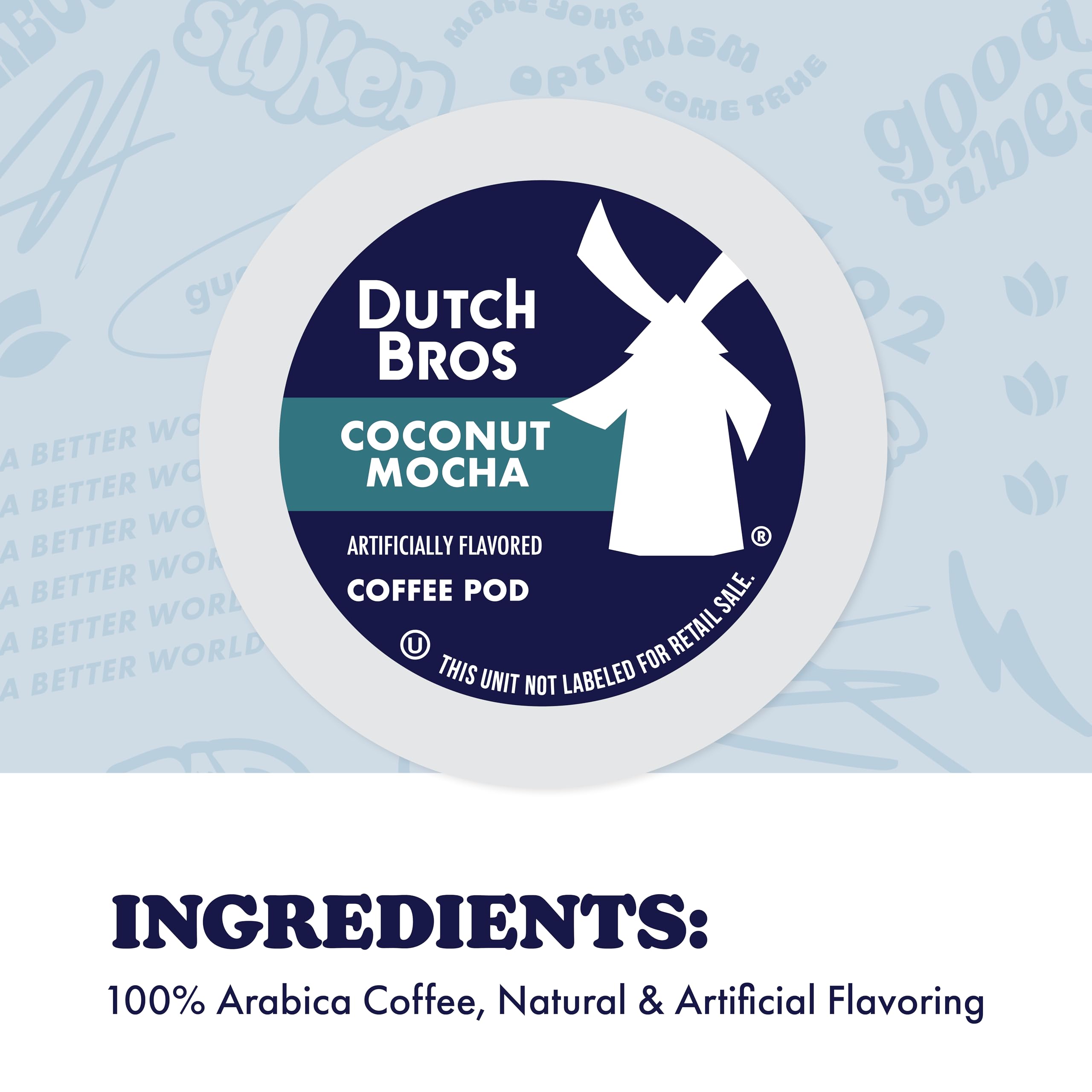 Dutch Bros Coconut Mocha brew being poured to show medium roast balance