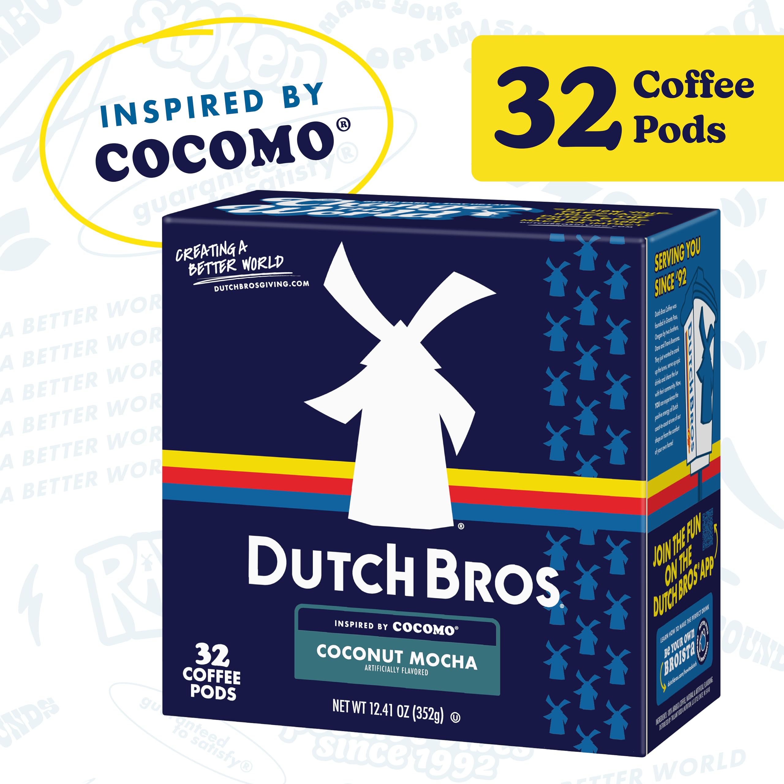 Dutch Bros Coconut Mocha pods pack ready for quick single-serve brews