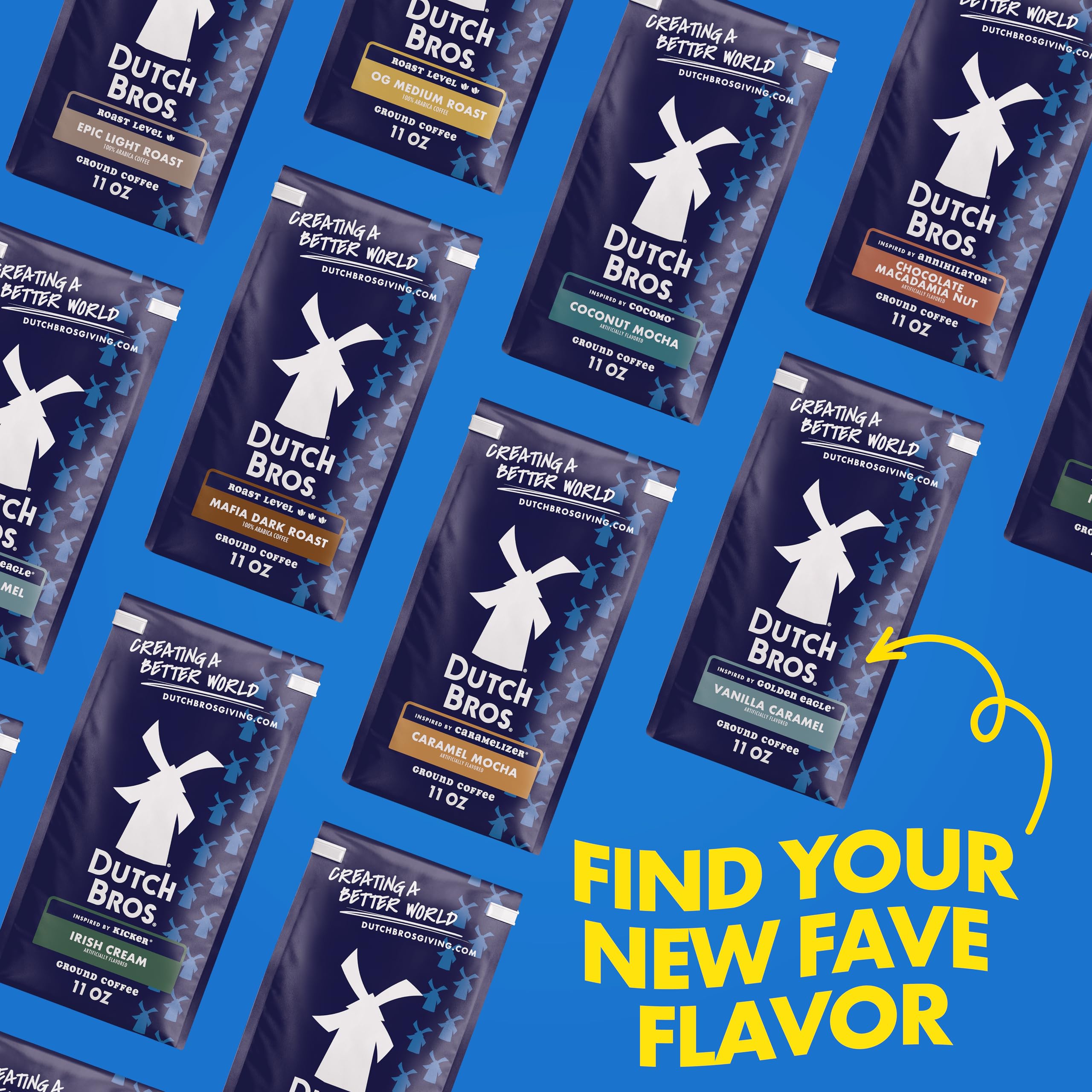 Dutch Bros Epic Light Roast Arabica beans deliver a bright, nuanced cup