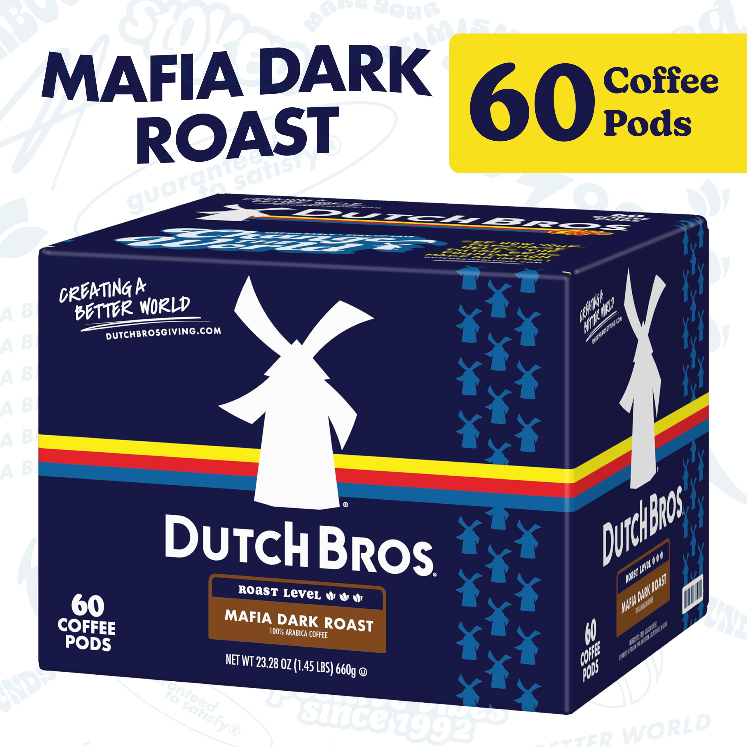 Dutch Bros Mafia Dark Roast 60-count pods for convenient single-serve mornings