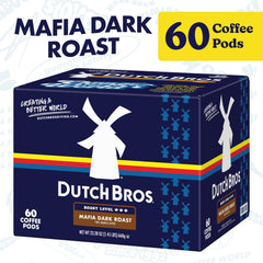 Dutch Bros Mafia Dark Roast 60-count pods for convenient single-serve mornings