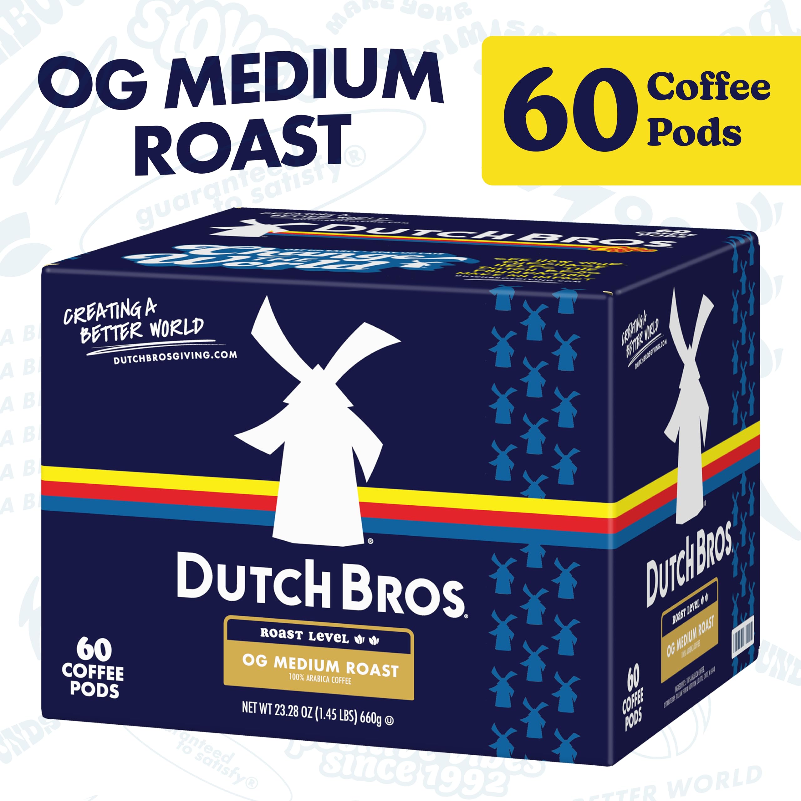 Dutch Bros OG Medium Roast 60-count pods display for quick mornings