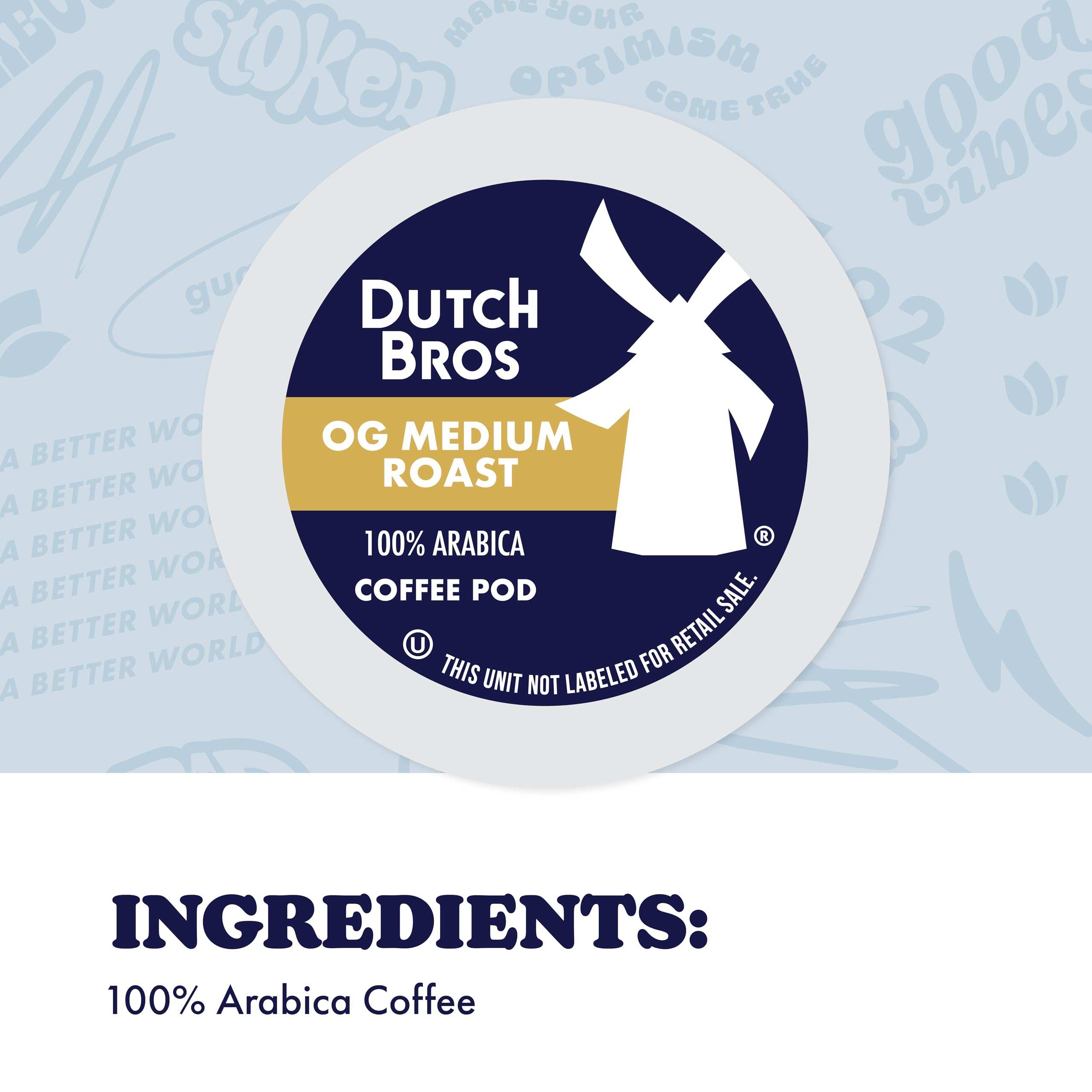 Dutch Bros OG Medium Roast brew steam rising from a cup