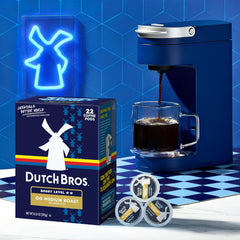 Dutch Bros OG Medium Roast pod shot highlighting single-serve format