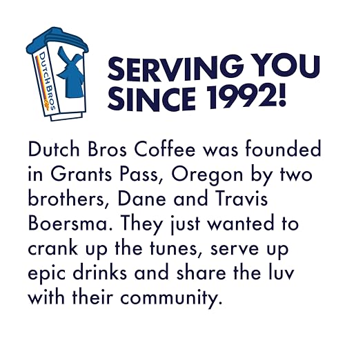 Dutch Bros OG Medium Roast travel mug on the go