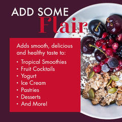 Dynamic Health Tart Cherry Juice Concentrate bottle with glass of water, convenient daily serving.