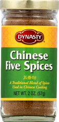 Dynasty Five Spices Powder bottle for marinating meats and enriching stews.