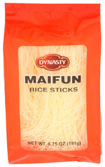 Dynasty Maifun rice sticks pack shot showing versatile noodles