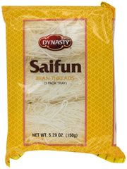 Dynasty SaiFun bean threads pack shot showing versatile noodles for many dishes