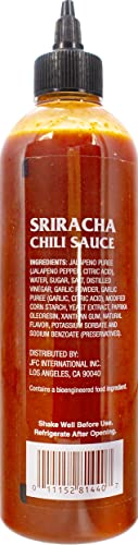 Dynasty Sriracha bottle on kitchen counter ready for meals