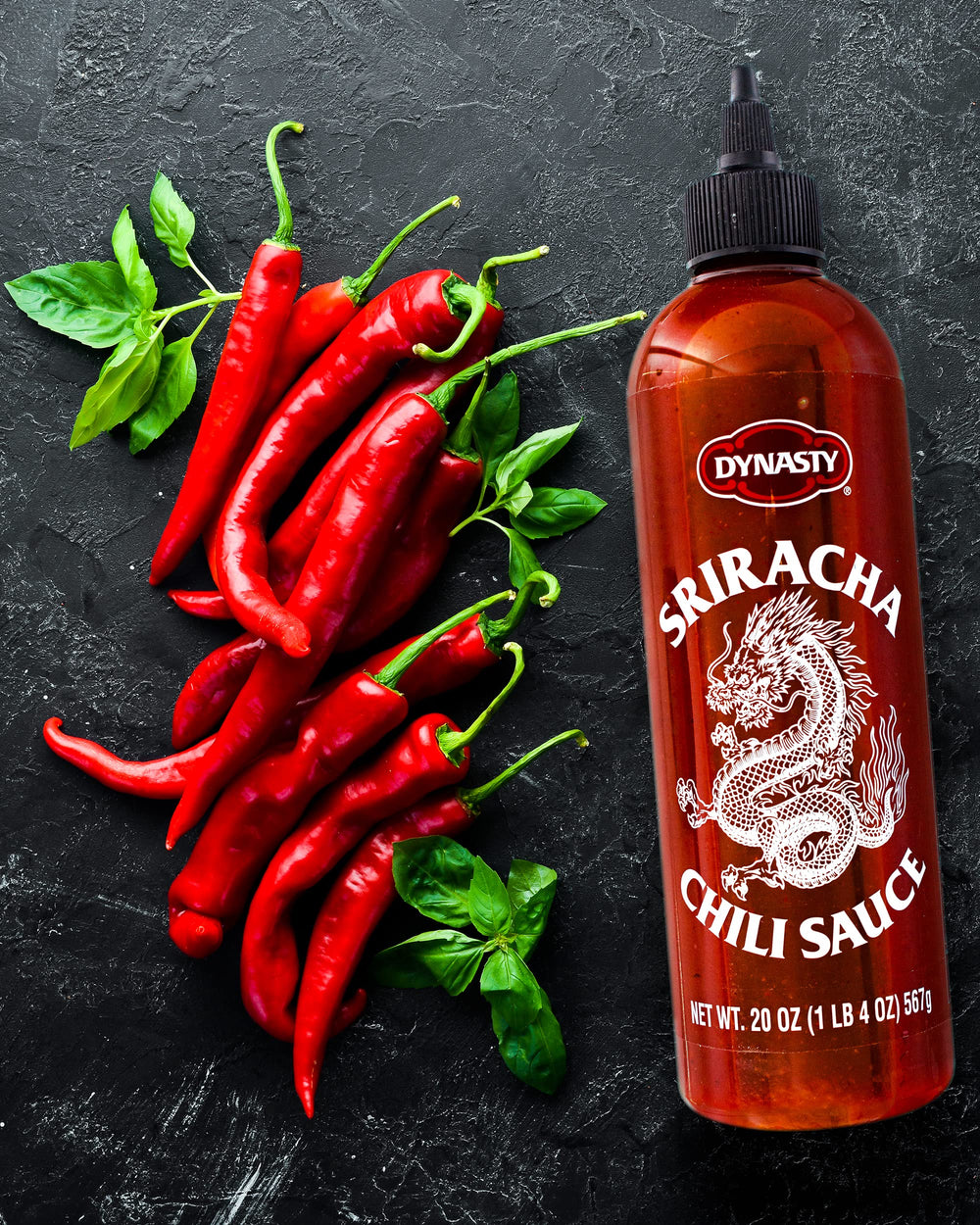 Dynasty Sriracha glazed dish showcases a quick flavor boost