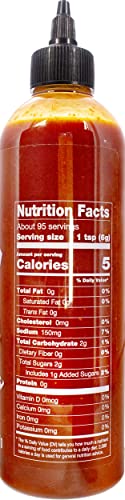 Dynasty Sriracha ingredients panel emphasizes peppers and flavor profile