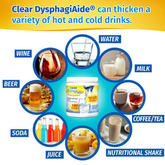 DYSPHAGIAIDE scoop included for precise IDDSI level measurements.