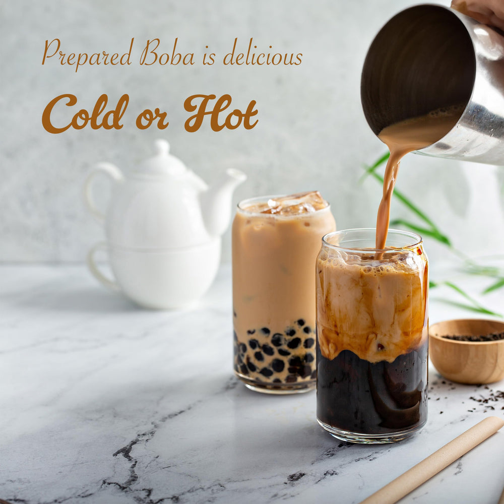E-FA BRAND Fresh chewy boba texture ideal for drinks and desserts.