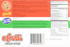 E.Frutti Gummi Pizza close-up reveals five-slice candies ideal for snacks.