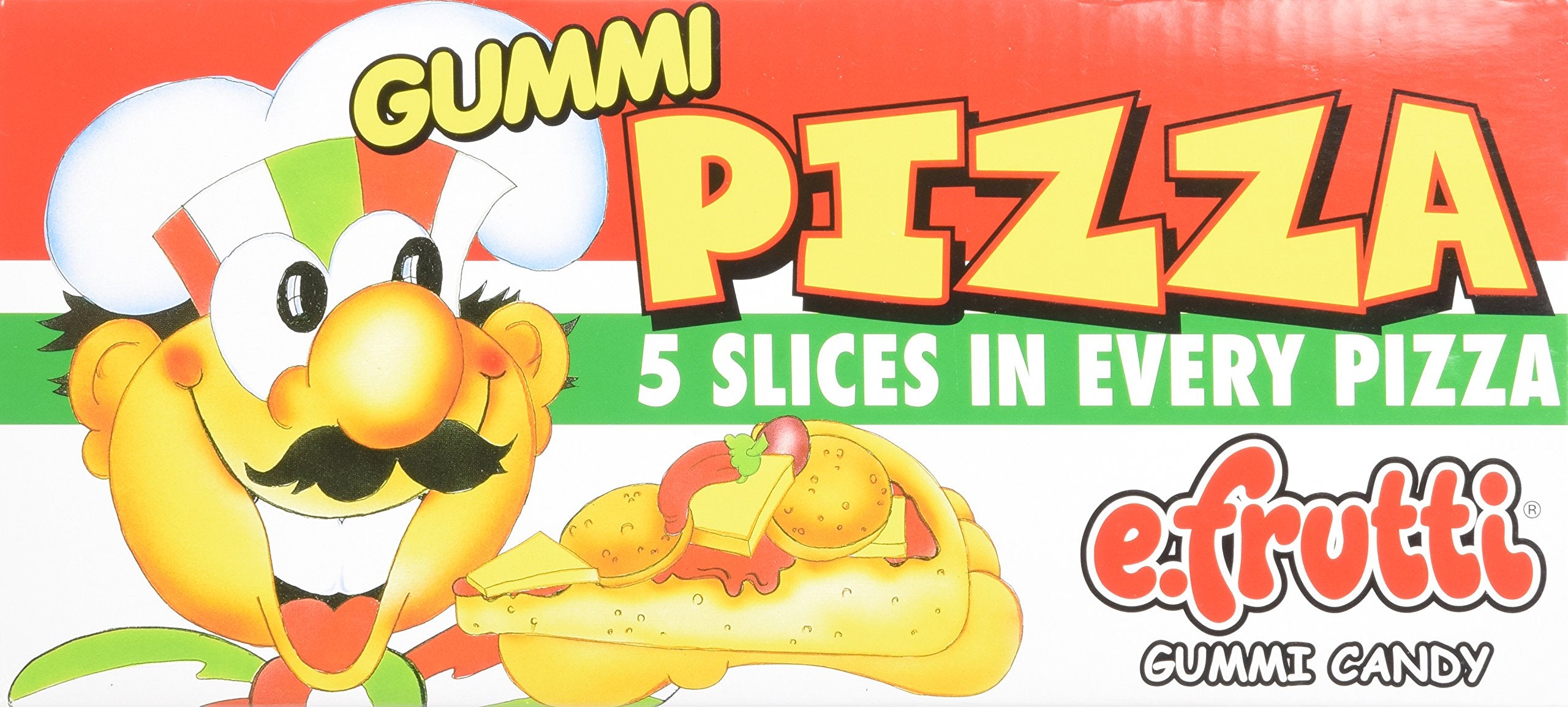 E.Frutti Gummi Pizza pinata candy option adds playful surprise.