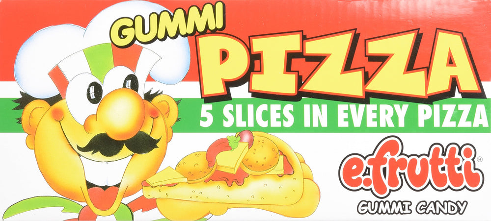 E.Frutti Gummi Pizza pinata candy option adds playful surprise.
