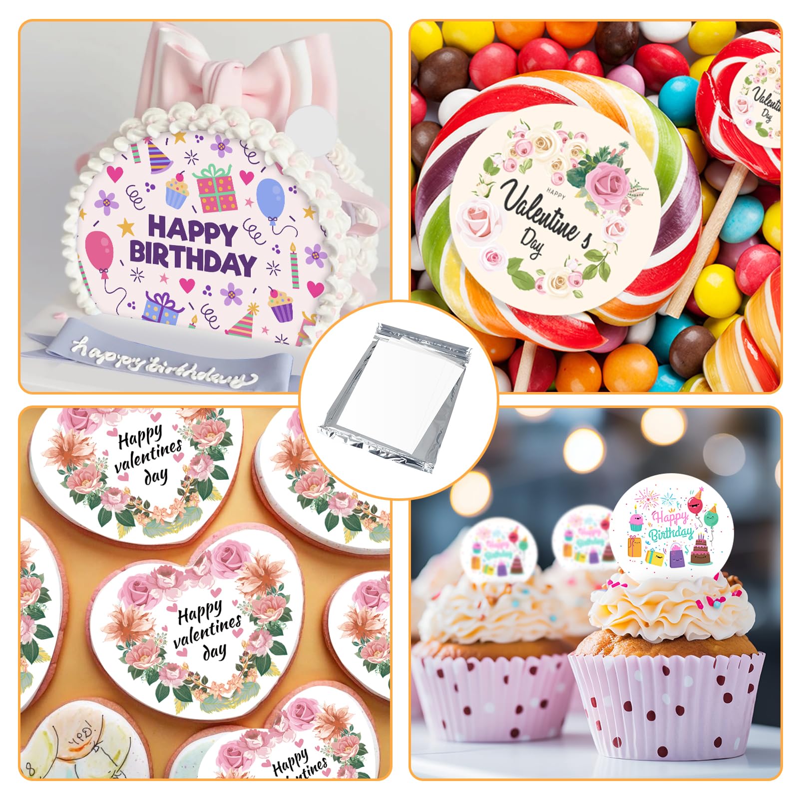 E-Kongton edible paper cutting-and-shaping enables personalized toppers