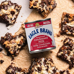 Eagle Brand label shows gluten-free and kosher-dairy certification.