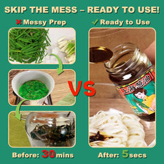 EAPC Shanghai Scallion Oil spoon shot suggests easy stirring and scoop use.