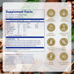 Earth Echo Cacao Bliss label front highlights purity and premium cacao quality