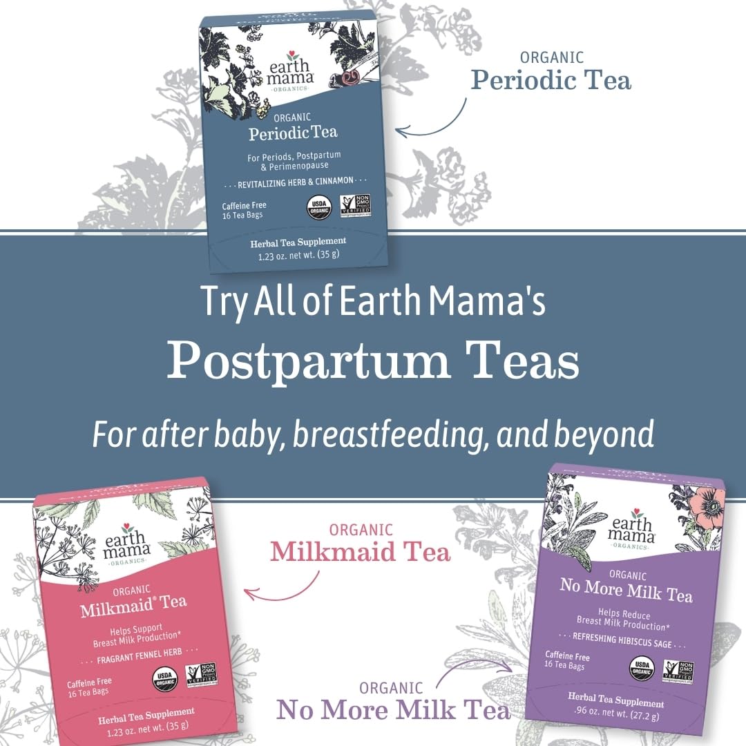 Hot or iced, Earth Mama Ginger Nausea Tea fits daily routine.