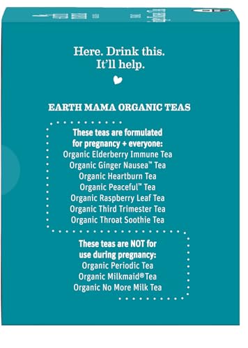 Earth Mama Organic Ginger Nausea Tea is caffeine-free and vegan.